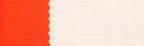 Harriot Scallop Single Border in Tangerine, Carolyn Friedlander, AFR-18202-147 TANGERINE