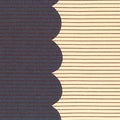 Harriot Scallop Single Border in Steel, Carolyn Friedlander, AFR-18202-185 STEEL