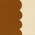 Harriot Scallop Single Border in Roasted Pecan, Carolyn Friedlander, AFR-18202-408 ROASTED PECAN