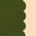 Harriot Scallop Single Border in Basil, Carolyn Friedlander, AFR-18202-53 BASIL