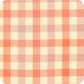 Harriot Double Check Yarn Dyed in Cantaloupe, Carolyn Friedlander, AFR-18112-381 CANTALOUPE