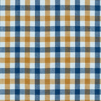 Harriot Double Check Yarn Dyed in Navy, Carolyn Friedlander, AFR-18112-9 NAVY