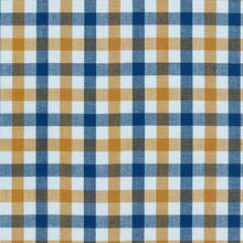 Load image into Gallery viewer, Harriot Double Check Yarn Dyed in Navy, Carolyn Friedlander, AFR-18112-9 NAVY
