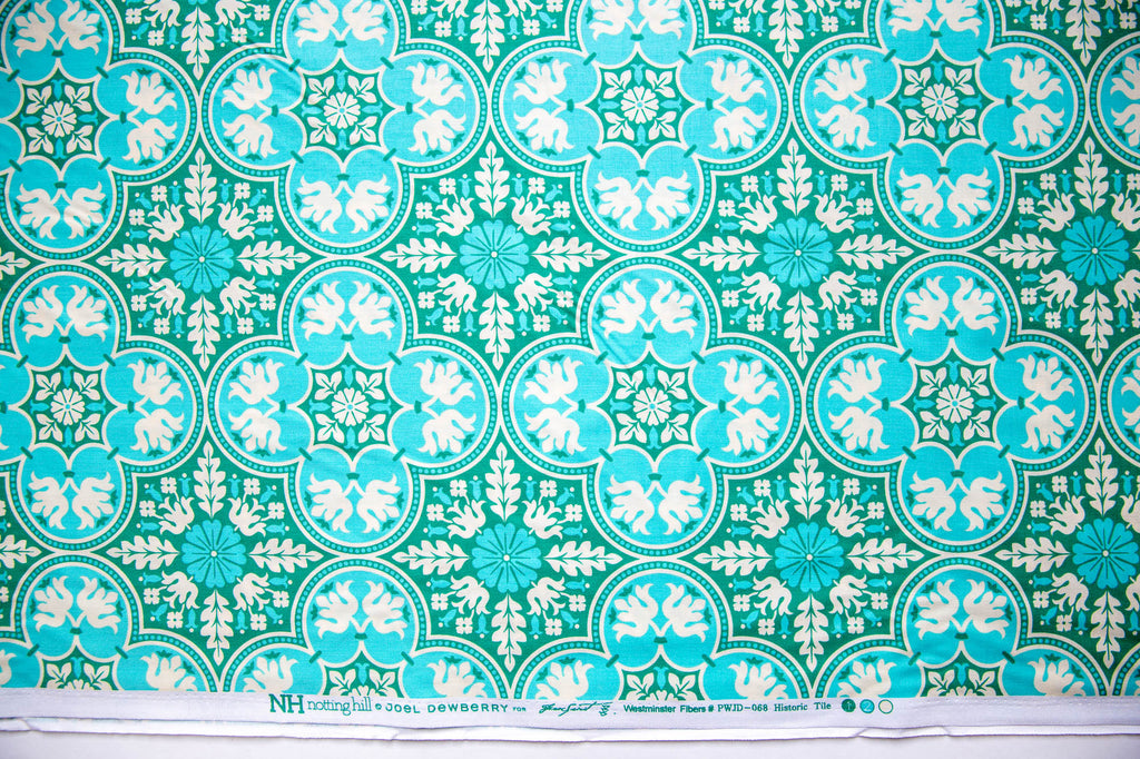Notting Hill Historic Tile in Teal, Joel Dewberry, PWJD-068