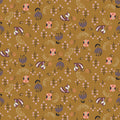 Omatsuri Nakama Mori No Omatsuri in Gold Unbleached Fabric, Hitomi Osumi, HO301-GO1U
