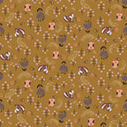 Omatsuri Nakama Mori No Omatsuri in Gold Unbleached Fabric, Hitomi Osumi, HO301-GO1U