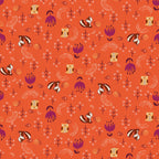 Omatsuri Nakama Mori No Omatsuri in Tomato Unbleached Fabric, Hitomi Osumi, HO301-TO2U