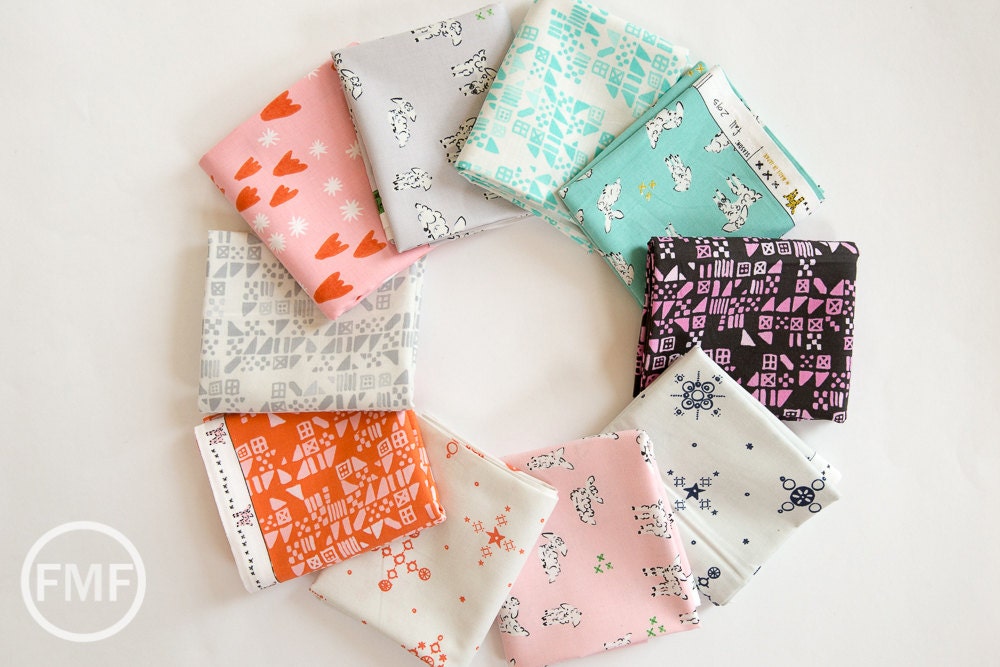 Clover Tiny Tiles in Orchid, Alexia Marcelle Abegg, Cotton+Steel, RJR Fabrics, 100% Cotton Fabric, 4029-4