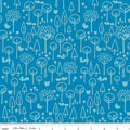 Scenic Route Trees in Blue, Deena Rutter, Riley Blake Designs, 100% Cotton Fabric, C3663-BLUE