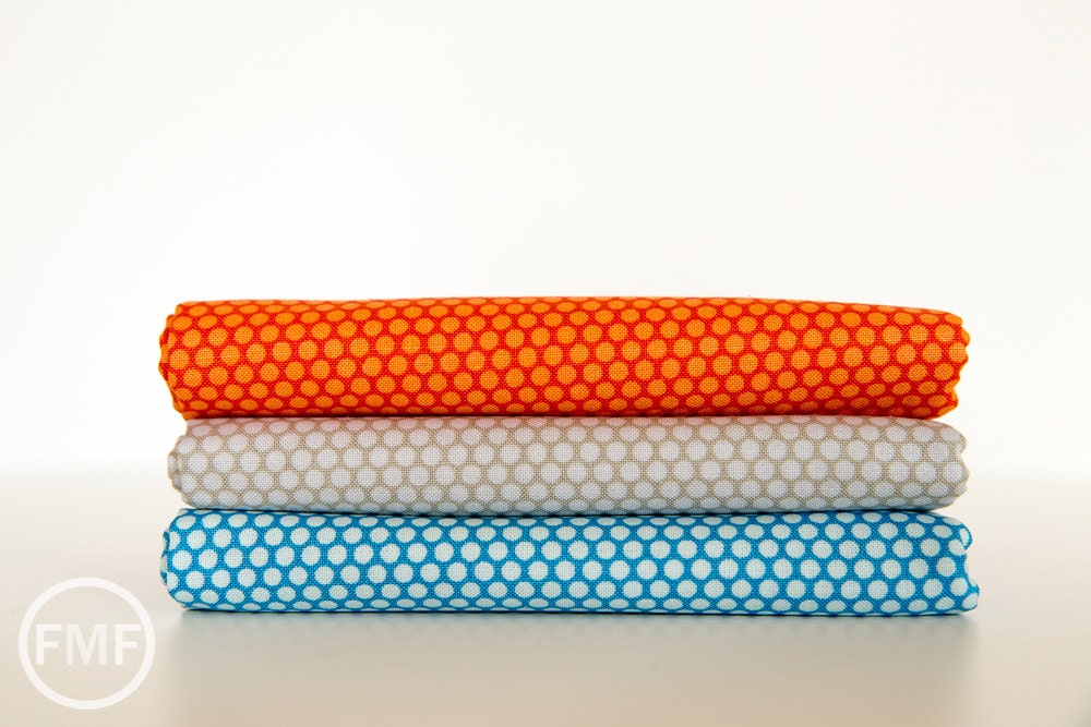 Scenic Route Dots in Gray, Deena Rutter, Riley Blake Designs, 100% Cotton Fabric, C3665-GRAY