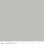Scenic Route Dots in Gray, Deena Rutter, Riley Blake Designs, 100% Cotton Fabric, C3665-GRAY