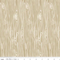 Scenic Route Woodgrain in Tan, Deena Rutter, Riley Blake Designs, 100% Cotton Fabric, C3664-TAN
