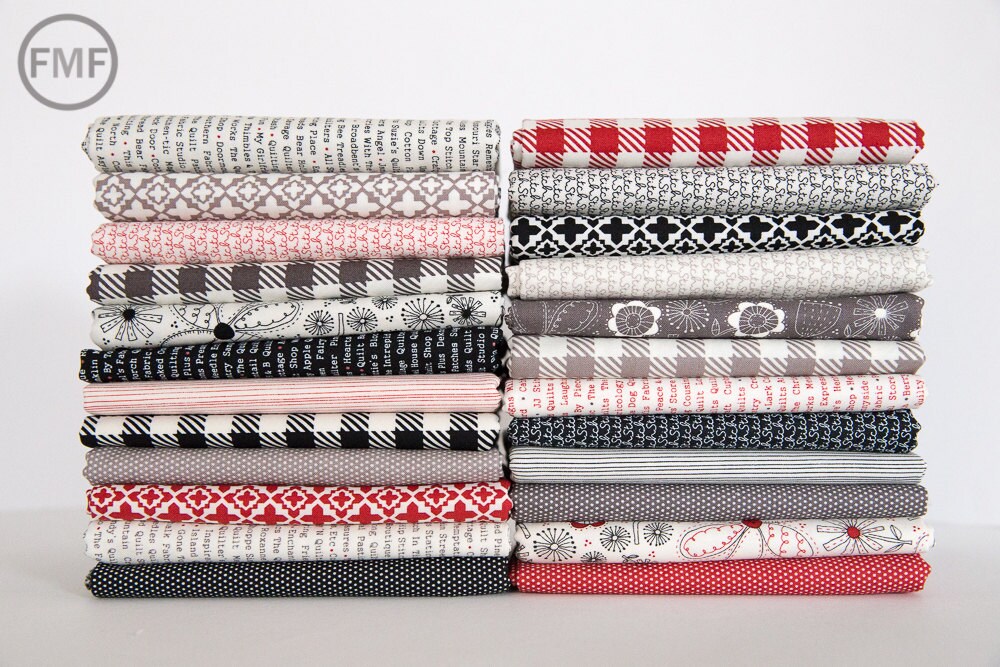Mama Said Sew Revisited Quilt in Cloudy Grey, Sweetwater, Moda Fabrics, 100% Cotton Fabric, 5617 15