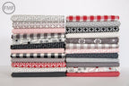 Mama Said Sew Revisited Store Names in Cloudy Grey, Sweetwater, Moda Fabrics, 100% Cotton Fabric, 5613 15