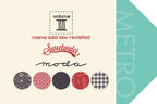 Mama Said Sew Revisited Quilt in Apple Red, Sweetwater, Moda Fabrics, 100% Cotton Fabric, 5617 12