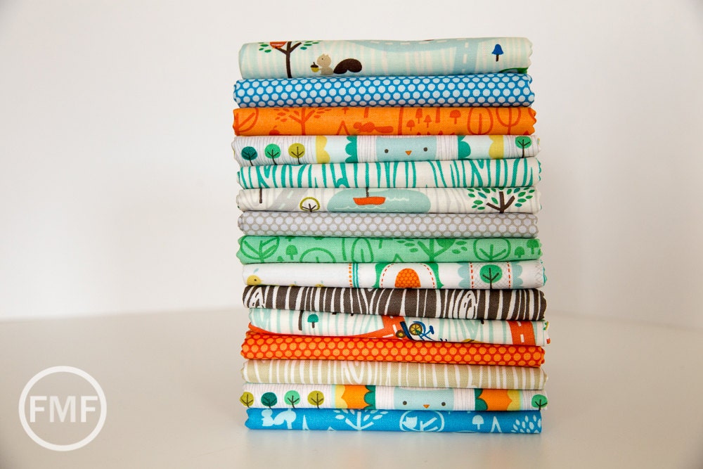 Scenic Route Frames in Orange, Deena Rutter, Riley Blake Designs, 100% Cotton Fabric, C3661-ORANGE