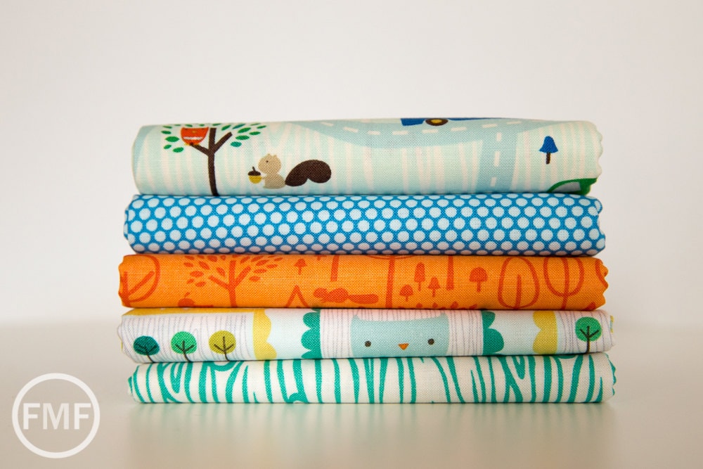 Scenic Route Frames in Aqua, Deena Rutter, Riley Blake Designs, 100% Cotton Fabric, C3661-BLUE
