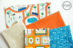 Scenic Route Frames in Orange, Deena Rutter, Riley Blake Designs, 100% Cotton Fabric, C3661-ORANGE