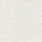 Mama Said Sew Revisited Store Names in Cloudy Grey, Sweetwater, Moda Fabrics, 100% Cotton Fabric, 5613 15