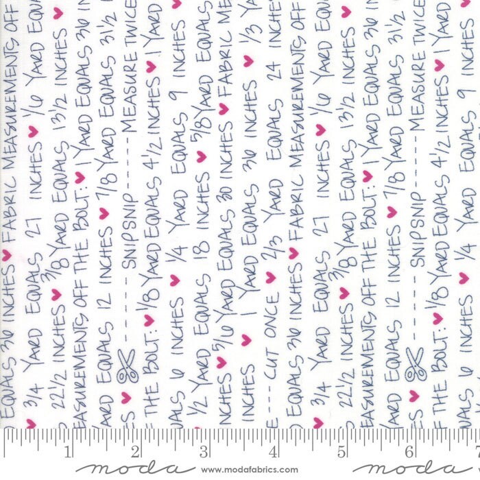 Spectrum Notes in Indigo on Paper, Vanessa Christenson, V and Co., 100% Cotton Fabric, Moda Fabrics, 10863 22