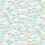 Pine Grove Crowns in Frost, Dear Stella Fabrics, 100% Cotton Fabric, Stella-700 Frost