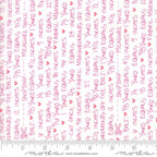 Spectrum Notes in Magenta on Paper, Vanessa Christenson, V and Co., 100% Cotton Fabric, Moda Fabrics, 10863 11