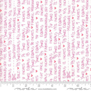 Spectrum Notes in Magenta on Paper, Vanessa Christenson, V and Co., 100% Cotton Fabric, Moda Fabrics, 10863 11
