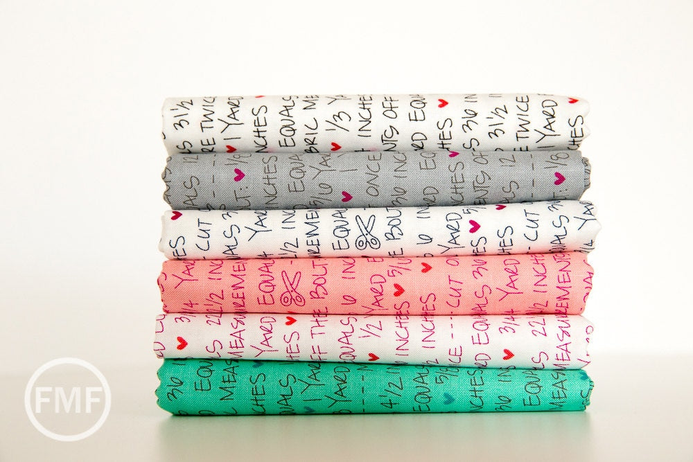 Spectrum Notes in Magenta on Paper, Vanessa Christenson, V and Co., 100% Cotton Fabric, Moda Fabrics, 10863 11