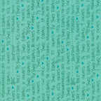 Spectrum Notes in Teal, Vanessa Christenson, V and Co., 100% Cotton Fabric, Moda Fabrics, 10863 18