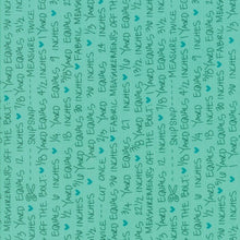 Load image into Gallery viewer, Spectrum Notes in Teal, Vanessa Christenson, V and Co., 100% Cotton Fabric, Moda Fabrics, 10863 18
