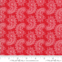 Load image into Gallery viewer, Spellbound Paisley in Scarlet Red, Urban Chiks, 100% Cotton, Moda Fabrics, 31113 11
