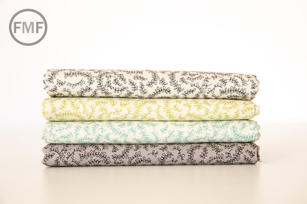 Road 15 Vine Street in Mist, Sweetwater, Moda Fabrics, 100% Cotton Fabric, 5525 16