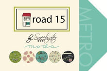 Load image into Gallery viewer, 27-Inch End of Bolt Remnant Road 15 Vine Street in Rain, Sweetwater, Moda Fabrics, 100% Cotton Fabric, 5525 24
