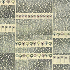 Road 15 Address Book in Vanilla, Sweetwater, Moda Fabrics, 100% Cotton Fabric, 5520 11