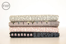 Load image into Gallery viewer, Road 15 Address Book in Black, Sweetwater, Moda Fabrics, 100% Cotton Fabric, 5520 12
