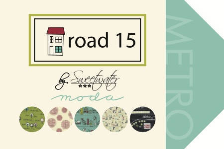 Road 15 The Map in Mist, Sweetwater, Moda Fabrics, 100% Cotton Fabric, 5521 16