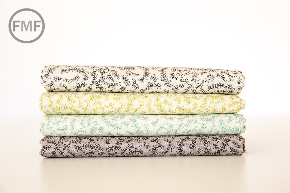 Road 15 Vine Street in Pickle, Sweetwater, Moda Fabrics, 100% Cotton Fabric, 5525 23