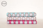 Suzy's Minis 2 Hedgehogs in Aqua, Suzy Ultman, Robert Kaufman Fabrics, 100% Cotton Fabric, ASD-17218-70 AQUA