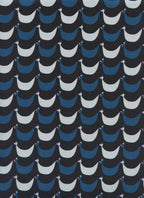 Welsummer Flock in Black, Kim Kight, Cotton and Steel, RJR Fabrics, 100% Cotton Fabric, 3060-01