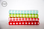 LAST PIECE Fat Quarter Vintage Holiday Plaid in Aqua, Bonnie and Camille, 100% Cotton, Moda Fabrics, 55164 13