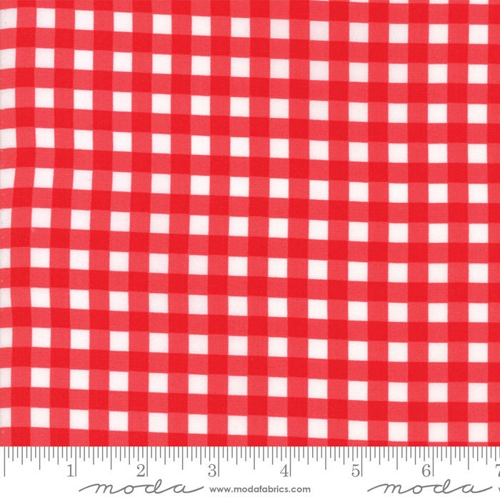 Vintage Holiday Plaid in Red, Bonnie and Camille, 100% Cotton, Moda Fabrics, 55164 11