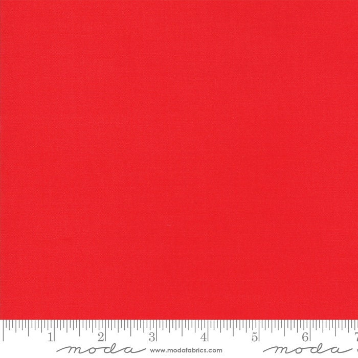 Vintage Holiday Scallop Border Solid in Red, Bonnie and Camille, 100% Cotton, Moda Fabrics, 55169 11