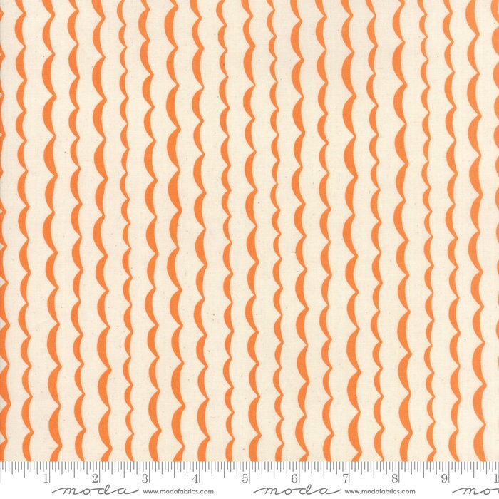 Yucatan Wave in Persimmon Sandbar, Annie Brady, 100% Cotton, Moda Fabrics, 16715 11
