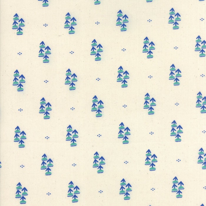 Yucatan Flower Ditsy in Caribbean Sandbar, Annie Brady, 100% Cotton, Moda Fabrics, 16714 11
