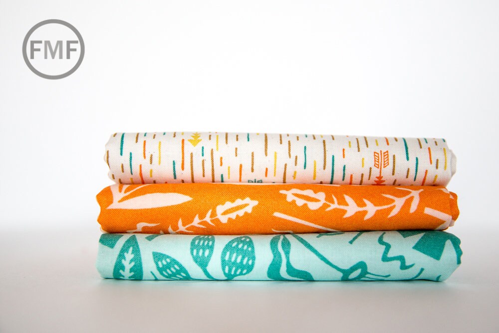 Yucatan Jungle in Seafoam, Annie Brady, 100% Cotton, Moda Fabrics, 16712 18