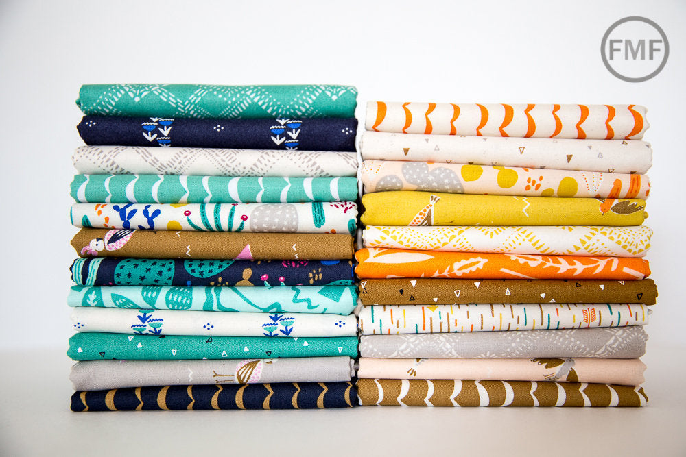 Yucatan Mountains in Limestone, Annie Brady, 100% Cotton, Moda Fabrics, 16716 22