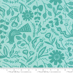 Yucatan Jungle in Seafoam, Annie Brady, 100% Cotton, Moda Fabrics, 16712 18