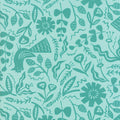 Yucatan Jungle in Seafoam, Annie Brady, 100% Cotton, Moda Fabrics, 16712 18
