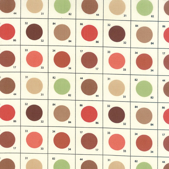 Alpine Painter's Palette in Earth, Erin Michael, 100% Cotton, Moda Fabrics, 26095 17