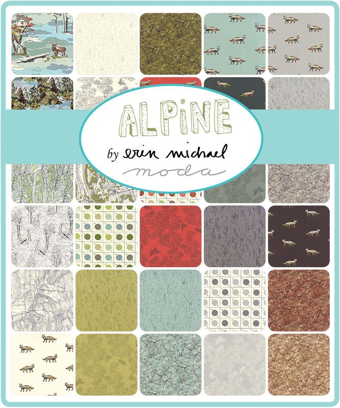 Alpine Painter's Palette in Stone Grey, Erin Michael, 100% Cotton, Moda Fabrics, 26095 18